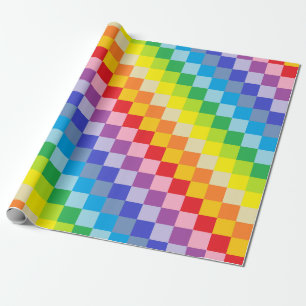 Papel De Presente Arco-íris mais largo esquadrado do espectro