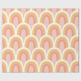 Papel De Presente Arco-Íris Retroativo