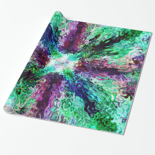 Papel De Presente Arco-Íris torcido Vapores Dois