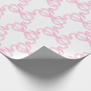 Papel De Presente Arco Rosa