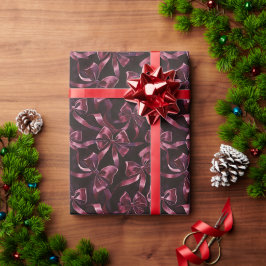 Papel De Presente Arcos Borgonha Natal
