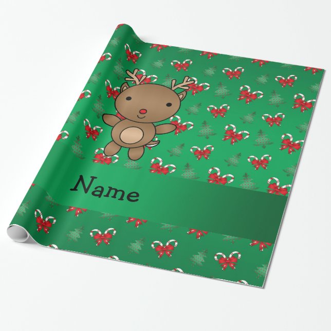 Papel De Presente Arcos conhecidos personalizados dos bastões de (Desenrolado)