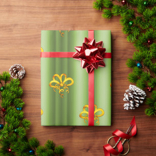 Papel De Presente Arcos Dourados no Natal Verde