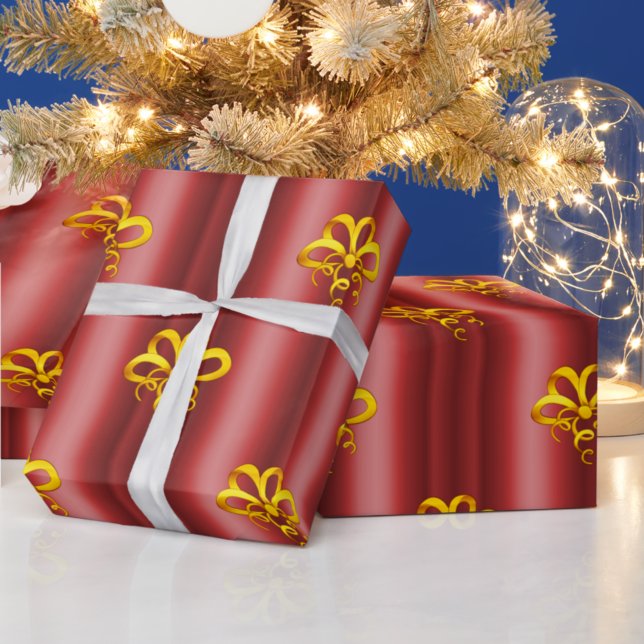 Papel De Presente Arcos Dourados no Natal Vermelho (Criador carregado)