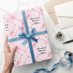 Papel De Presente Arcos e Vows Desenhados para Mão