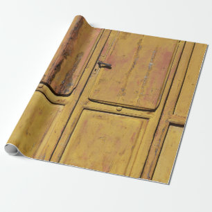 Papel De Presente Armário de madeira marrom fechado