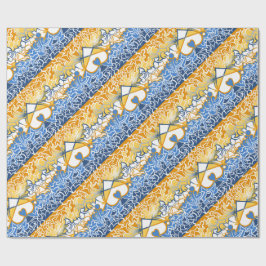 Papel De Presente Aroace Sun e Sea Pride Flag Squiggles