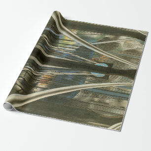 Papel De Presente Arquitetura Vintage de Nova York, Ponte de Brookly