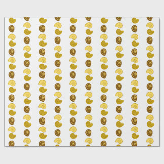 Papel De Presente Arranjo de conchas fofas em