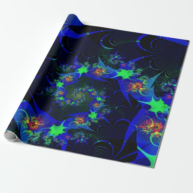 Papel De Presente Arredondamento (Desenrolado)