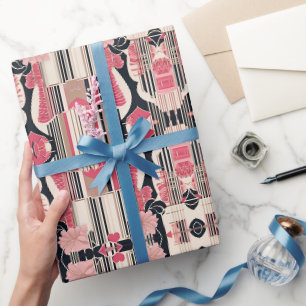 Papel De Presente Art Deco Love Wraping Paper