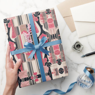 Papel De Presente Art Deco Love Wraping Paper