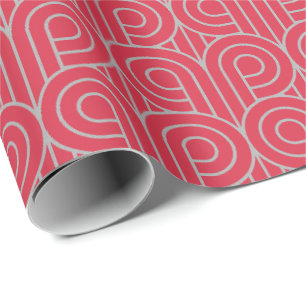 Papel De Presente Art Deco Pattern 07 - Cinzas Espanholas no Paraíso