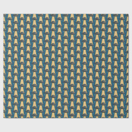 Papel De Presente Art Deco UFO Wrapping Paper