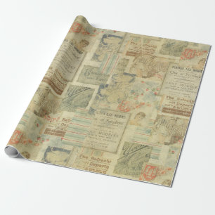 Papel De Presente art nouveau vintage couture art deco decopausa