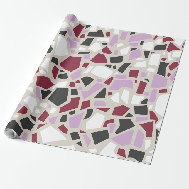 Papel De Presente Arte abstrata e design moderno  (Desenrolado)