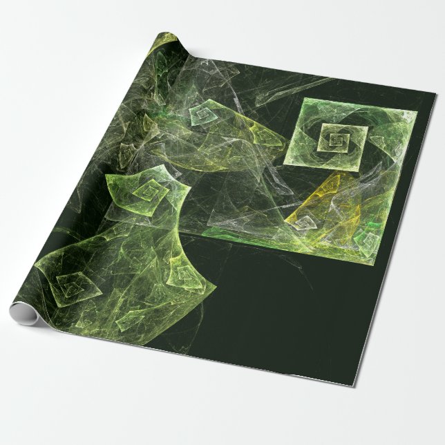 Papel De Presente Arte de Abstrato de Balanceamento Rastreado (Desenrolado)