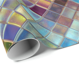 Papel De Presente Arte de Azulejos Personalizável do Stormy Skies