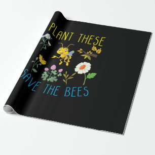Papel De Presente Arte De Beekeeper Estas Salvem As Abelhas