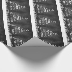 Papel De Presente Arte de Conselho de presente de Natal