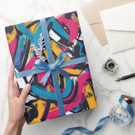Papel De Presente Arte de Grafite