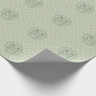 Papel De Presente Arte de Linha Beagle, Elegância com Atitude