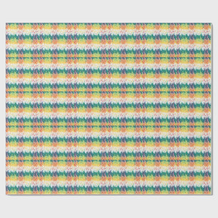 Papel De Presente Arte de Padrão Líquido Colorido Gotejamento de Arc