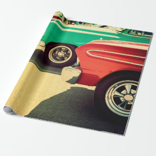 Papel De Presente Arte do caos. Parede artística vibrante e colorida