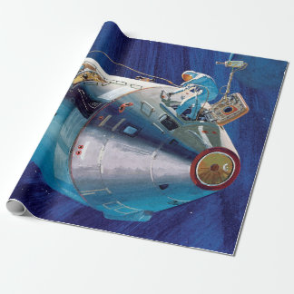 Papel De Presente Arte do Módulo de Comando e Serviço Apollo 15 da N