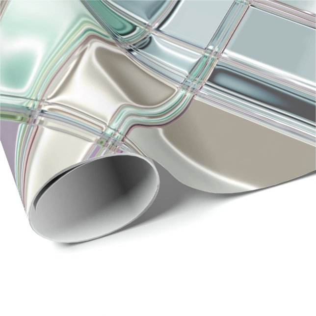 Papel De Presente Arte feita sob encomenda do azulejo de mosaico (Ponta do rolo)