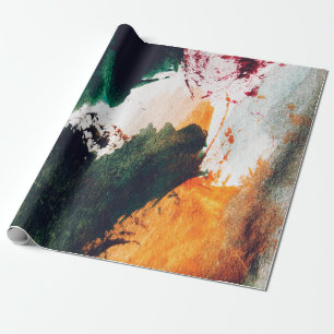 Papel De Presente Arte moderna, pintura abstrato. Abstrato de arte