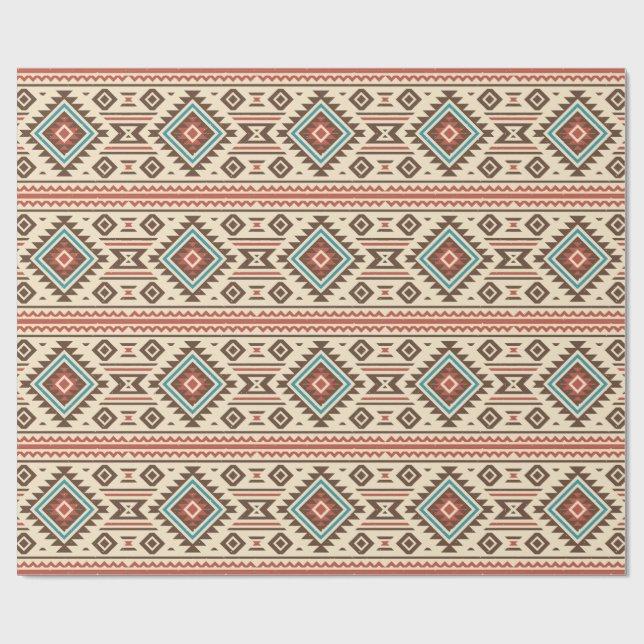 Papel De Presente Arte Nativo Americano (Aberto)