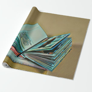 Papel De Presente Arte para amantes de livros