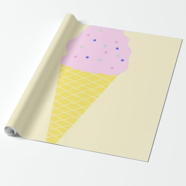 Papel De Presente arte sorvete (Desenrolado)
