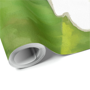 Papel De Presente Artista Brilhante Colorido Daisie White Garden Dai