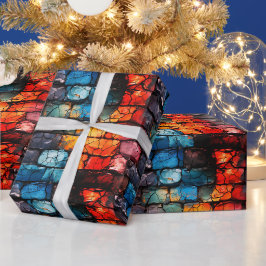 Papel De Presente Artsy Brick Wall