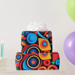 Papel De Presente Artsy Shapes Design
