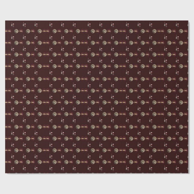 Papel De Presente Arty Valentine Gift Collection- Decadent Noir  (Aberto)