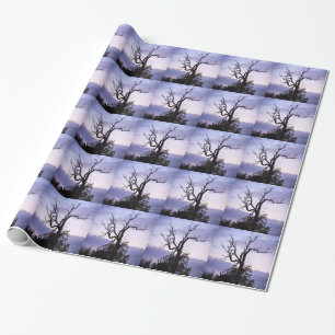 Papel De Presente Árvore crepuscular