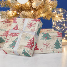 Árvore de Natais vintages de Chiques bonito