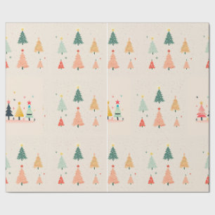 Papel De Presente Árvore de Natal