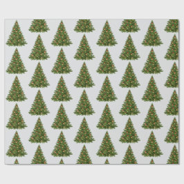 Papel De Presente Árvore de Natal