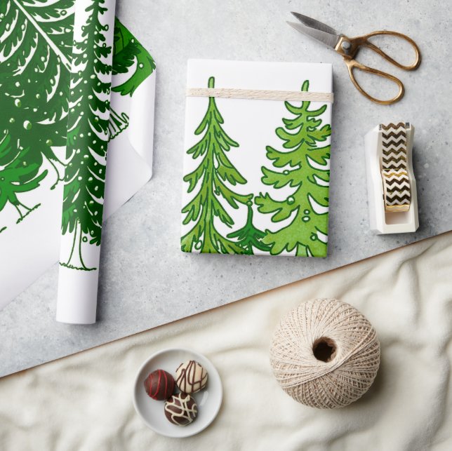 Papel De Presente árvore de Natal (Artesanato)