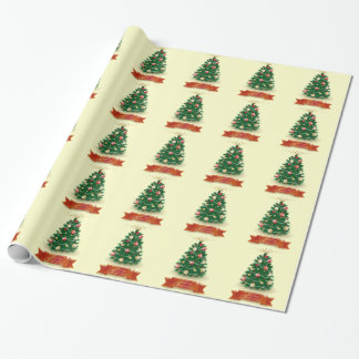 Papel De Presente árvore de Natal