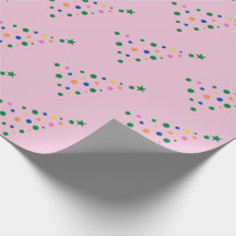 Árvore de Natal Colorida Moderna Rosa