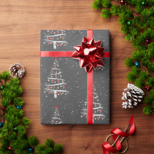 Papel De Presente Árvore de Natal de Baseball e Meias Vermelhas 