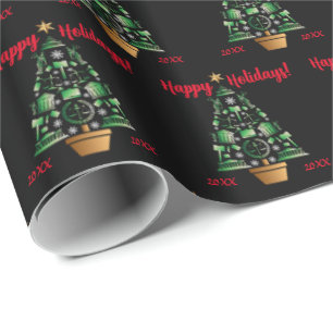 Papel De Presente Árvore de Natal do Advogado