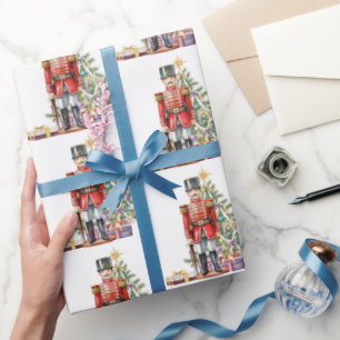 Papel De Presente Árvore de Natal do Toy Soldier