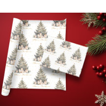 Árvore de Natal Elegante de Natal Dourada Minimali