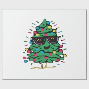 Papel De Presente Árvore de Natal Legal ClássicaÁrvore de Natal Lega